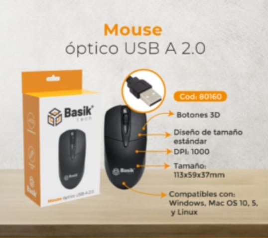 Mouse entrada usb