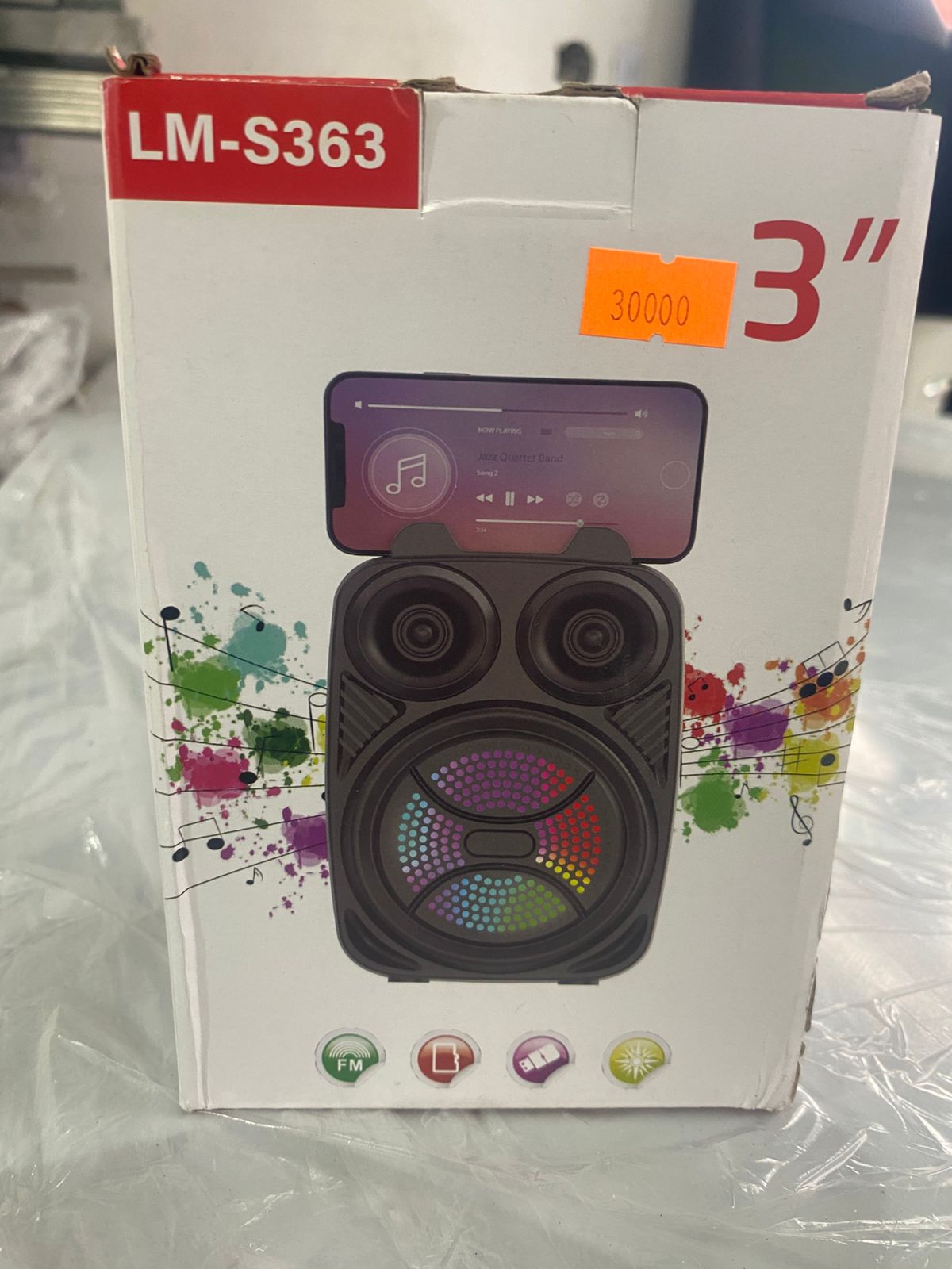 Parlante Portátil con Soporte